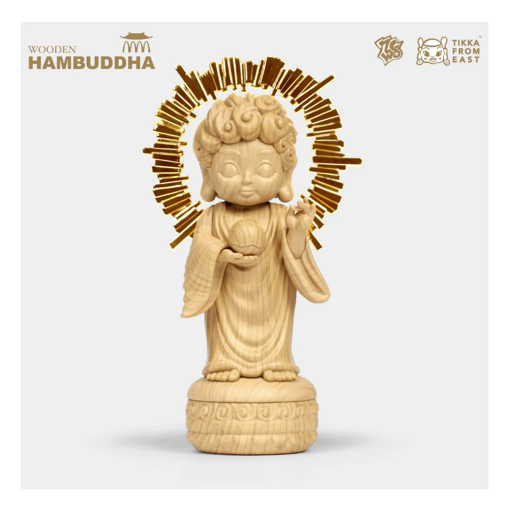 如來佛堡 Lovin’ Hambuddha Wooden Hambuddha 木紋佛堡 BY TIK KA FROM EAST