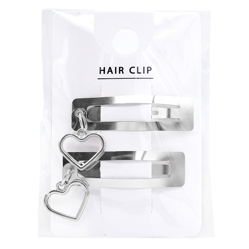 髮夾/愛心吊飾 2入