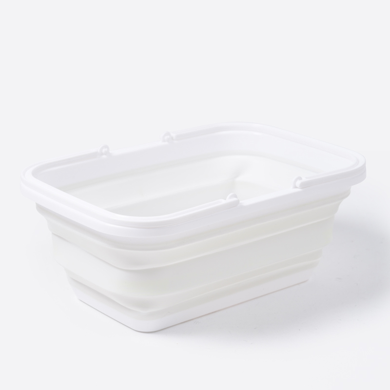 SP 折疊式水桶/白 9.35L