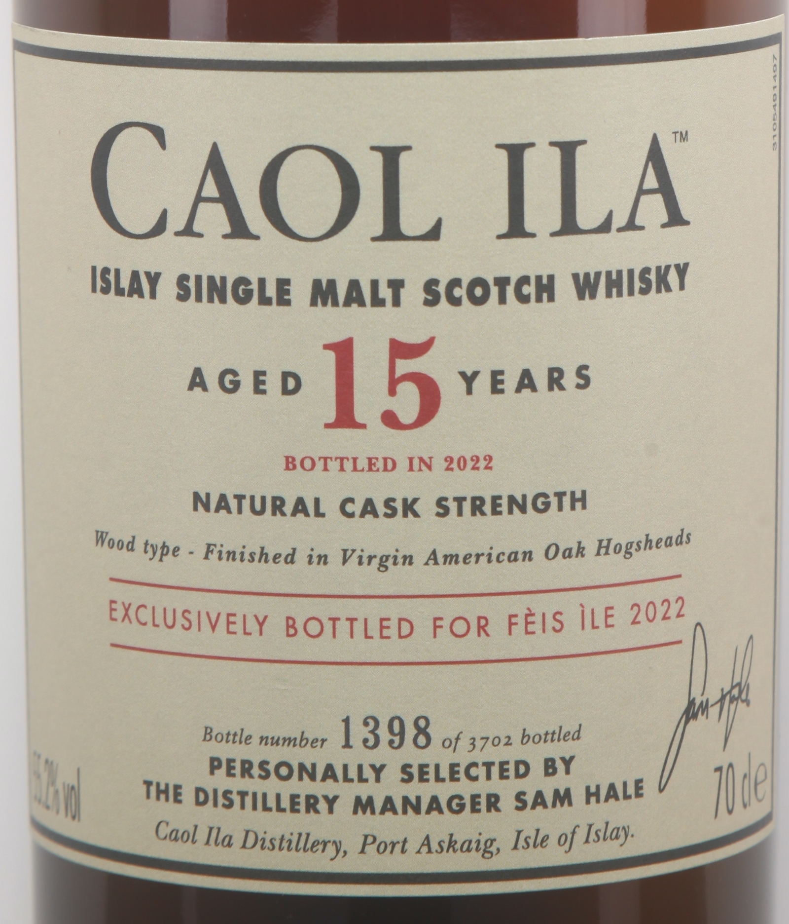 Caol Ila 15YO Feis Ile 2022 55.2%