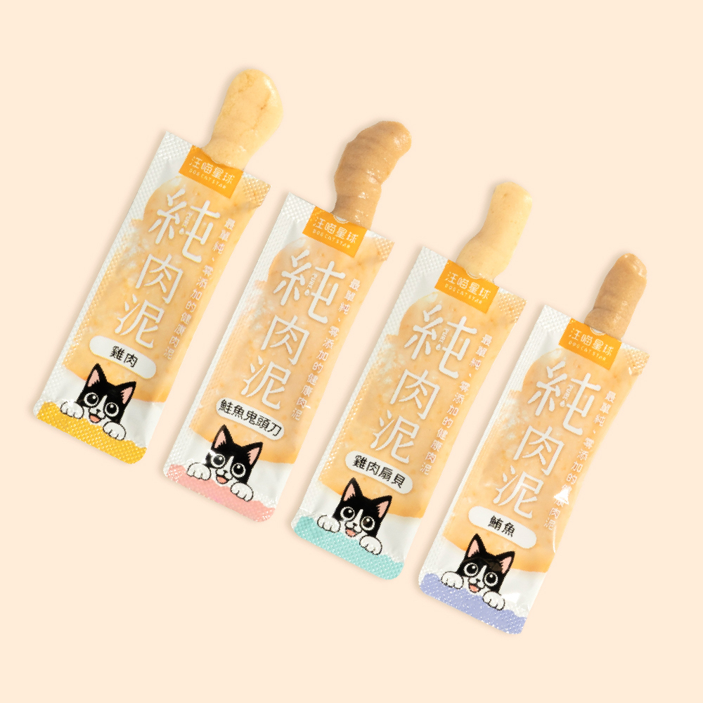 汪喵星球 - 無膠純肉泥 (雞肉) 6g x 5條 [貓用]