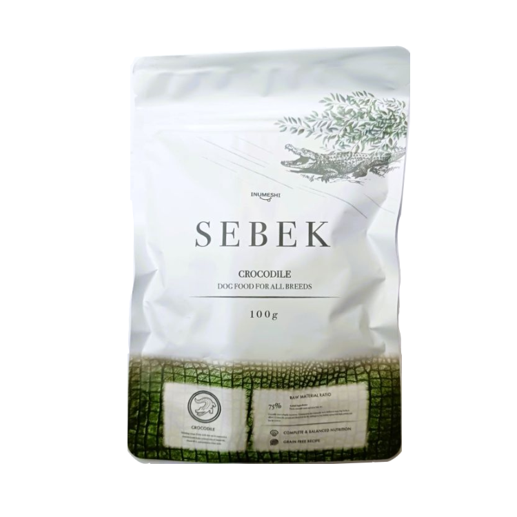 INUMESHI SEBEK 犬用 鱷魚肉 乾糧 100g