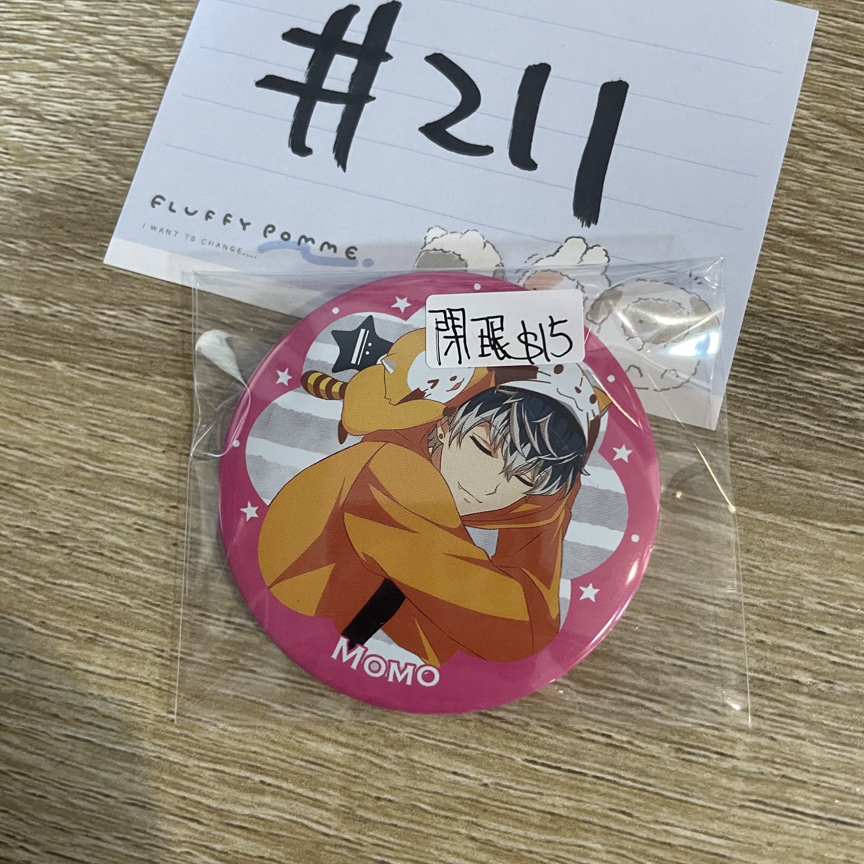 I7  百 襟章 閉眼#211