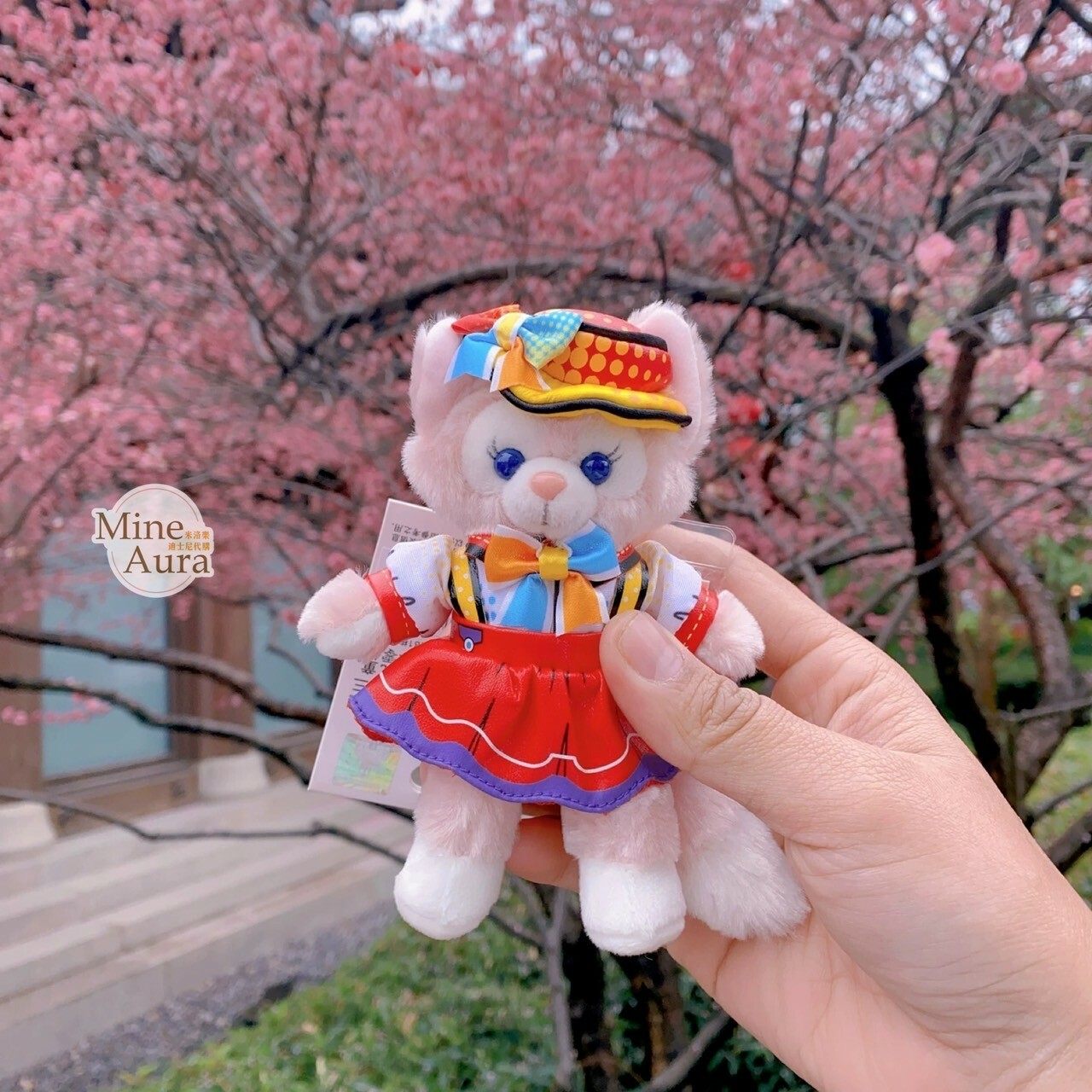 彩色慶典街頭派對系列 玲娜貝兒 Lina bell 鑰匙圈 吊飾 -上海迪士尼樂園