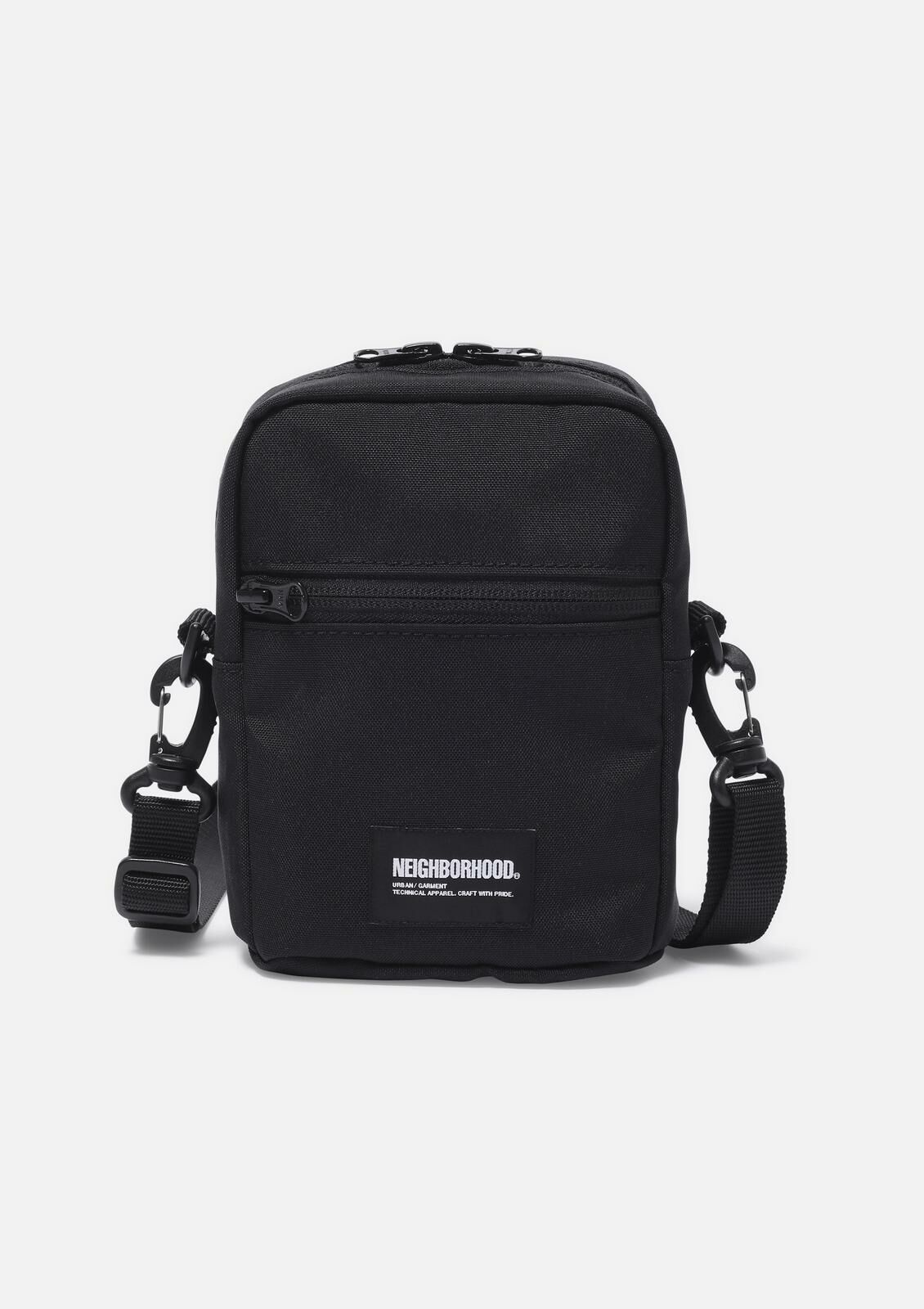 バッグ NEIGHBORHOOD Mini Vertical Bag Black NEIGHBORHOOD MINI VERTICAL BAG