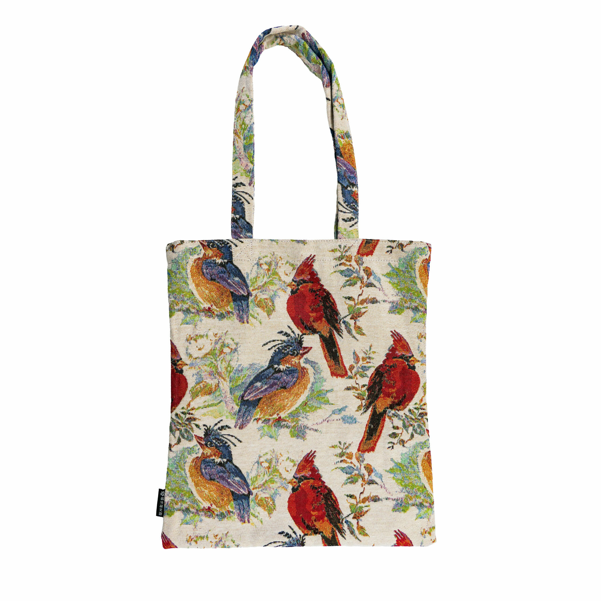 藝術編織手提背袋｜《紅雀》