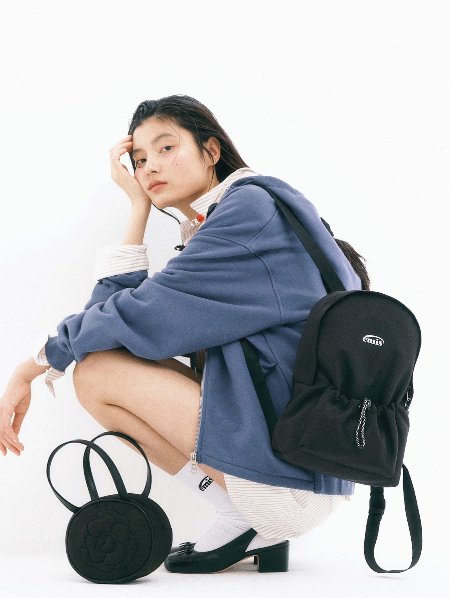 バックパック・リュック EMIS STRING DAY BACKPACK 5BJH653 STRING DAY BACKPACK-PINK - EMIS