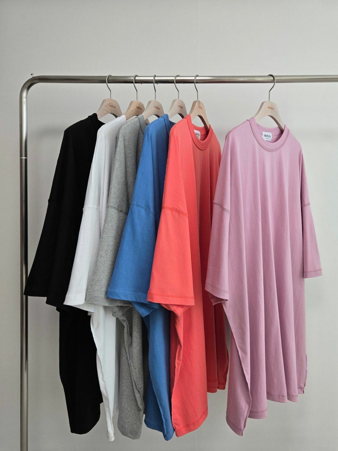 OverSize淨色短袖Tee Votus-084T