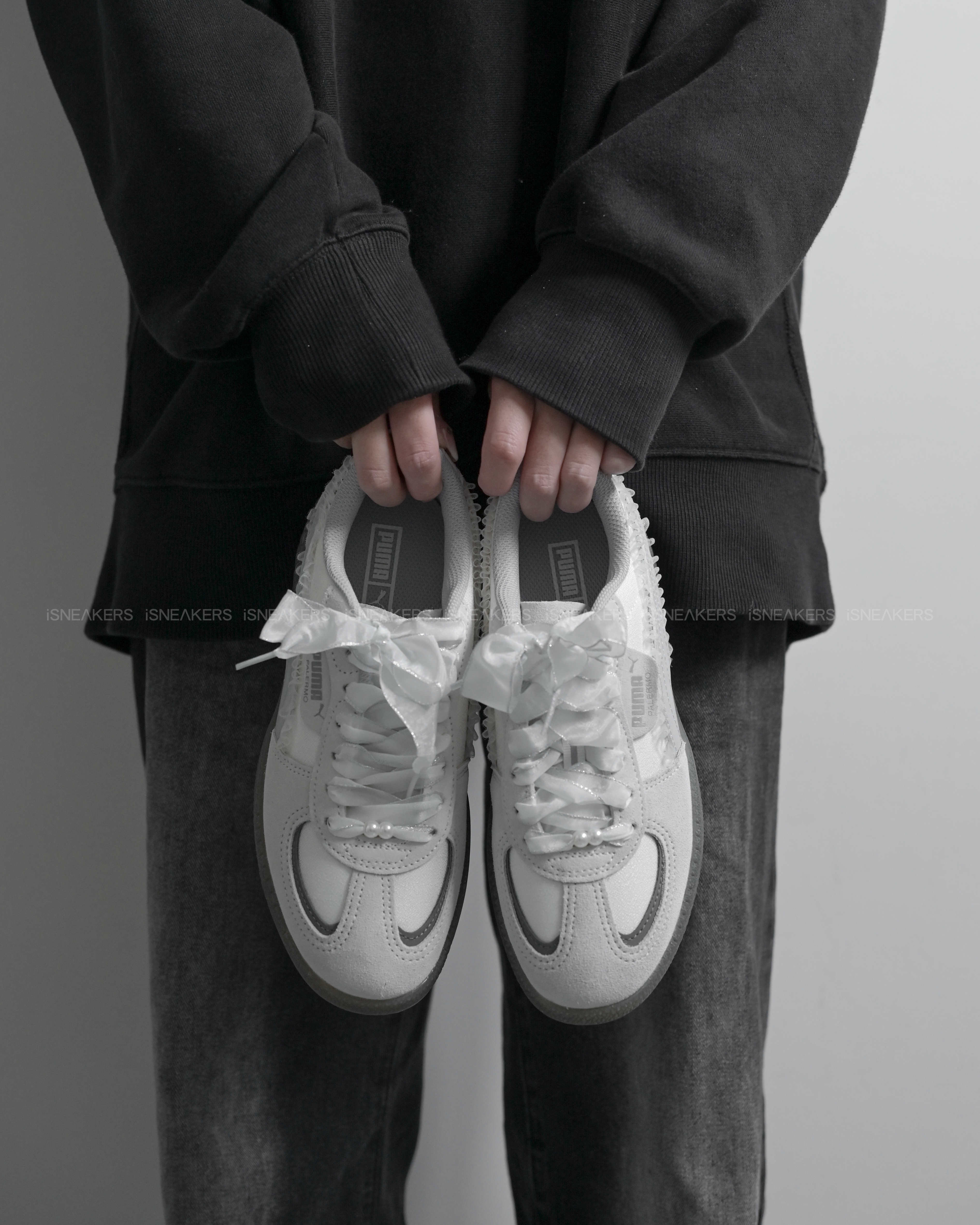 iSNEAKERS｜Puma Palermo Moda Glam "Feather Gray" 羽毛灰 401286-01