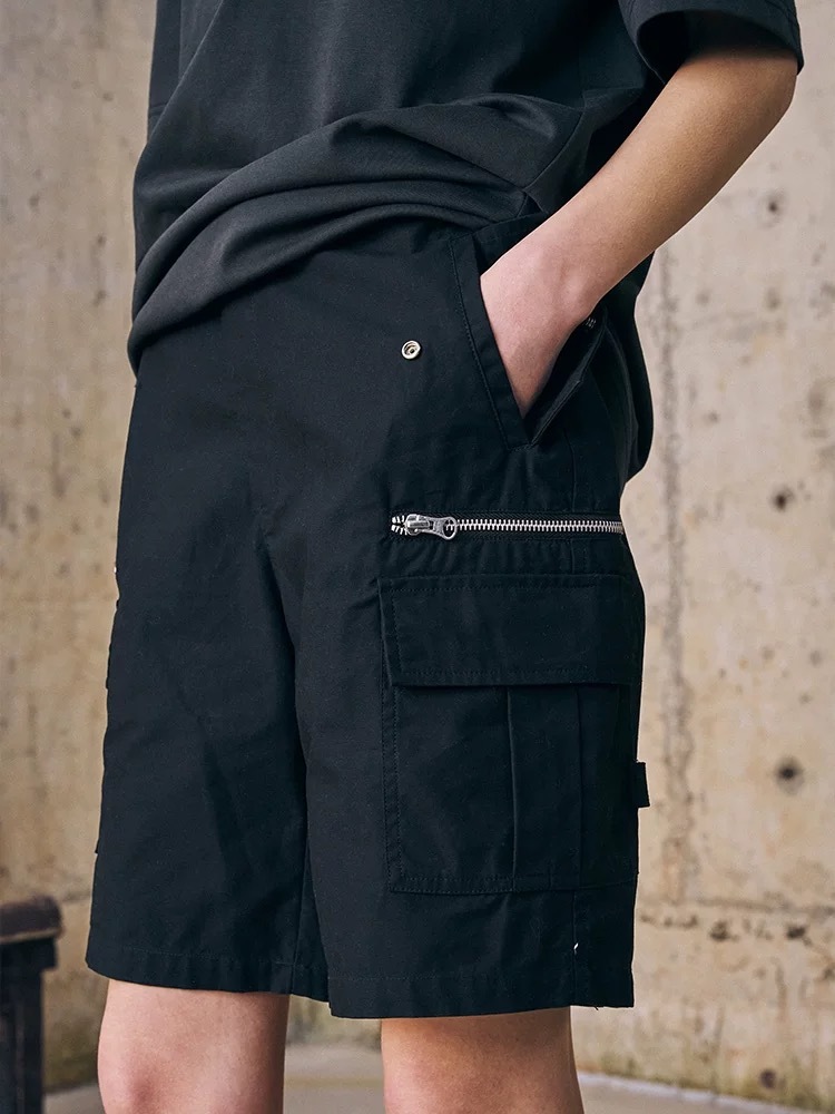 ENshadower隱蔽者 戶外機能風拉鍊口袋短褲
