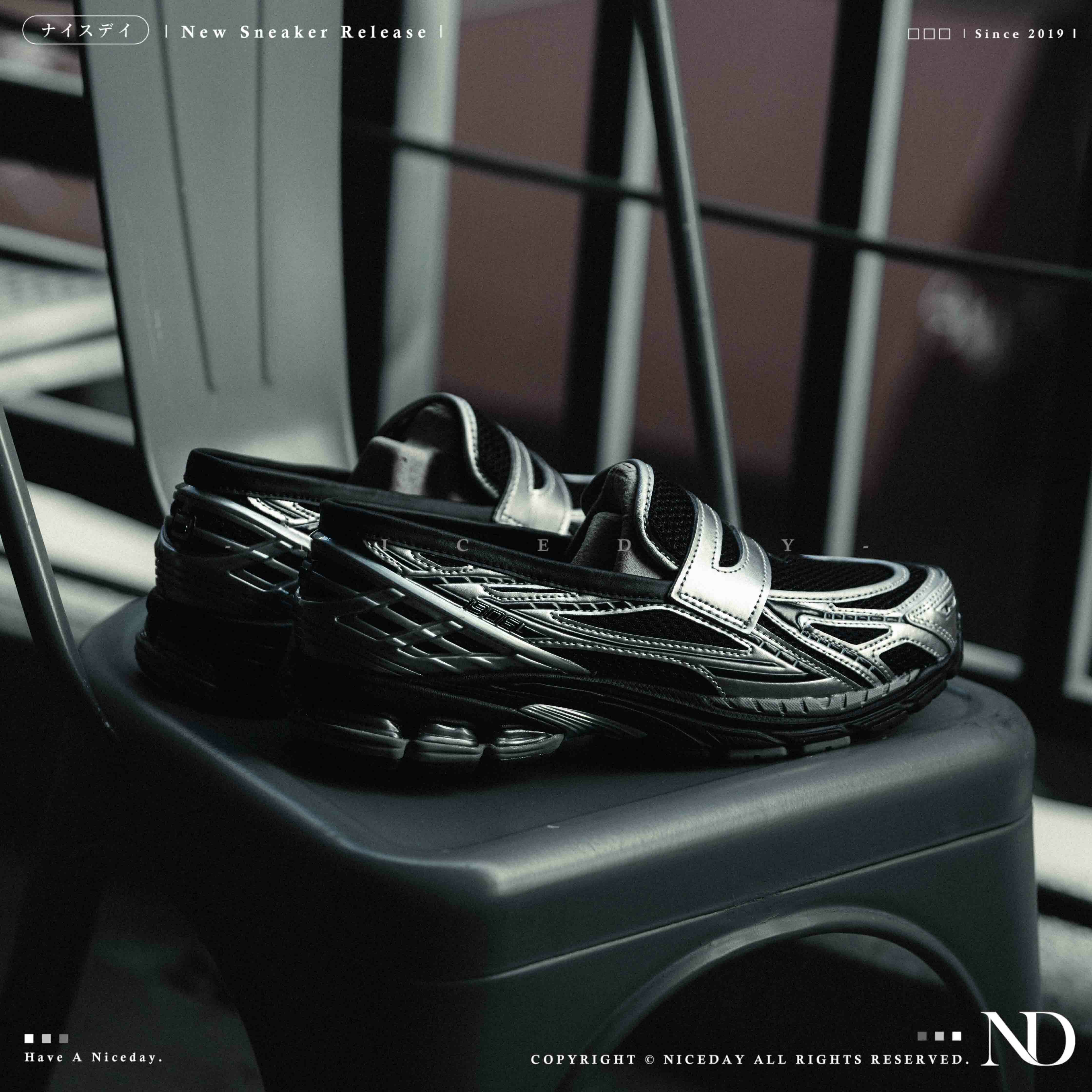 NICEDAY 代購 New Balance 1906L 黑銀 樂福鞋 懶人鞋 黑色 銀色 網眼 U1906LOC