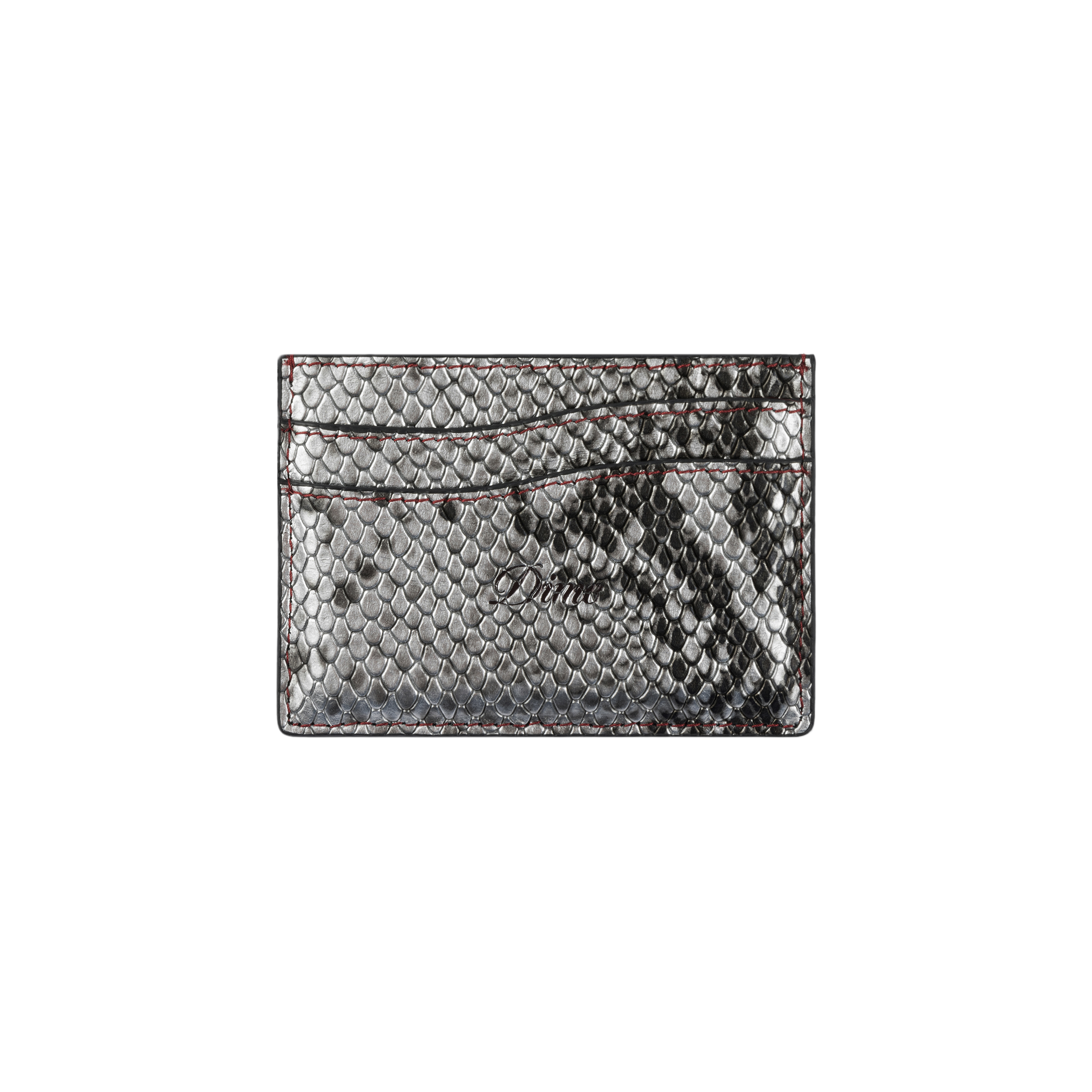 Dime Embossed Leather Cardholder