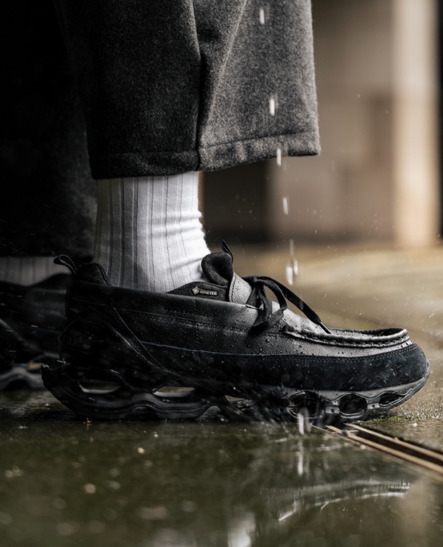 MIZUNO WAVE PROPHECY MOC GTX 美津濃 全黑 防水 gore-tex 解構簍空 男女鞋 D1GD240601