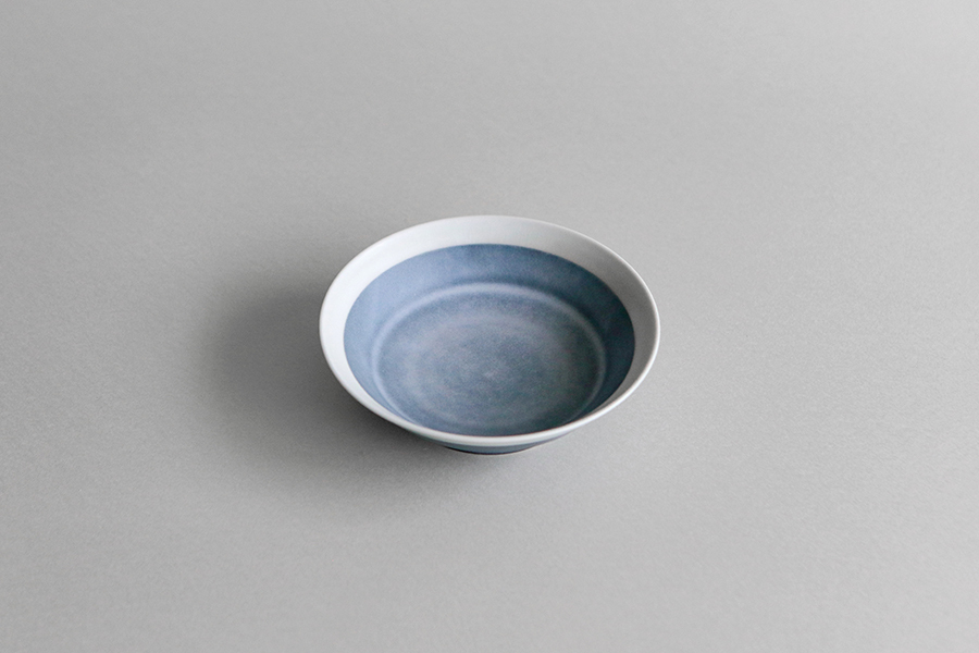 yumiko iihoshi porcelain -with 4 / 12cm盤 鼠灰