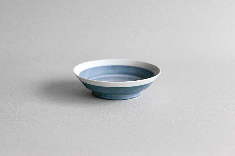 yumiko iihoshi porcelain -with 4 / 12cm盤 鼠灰
