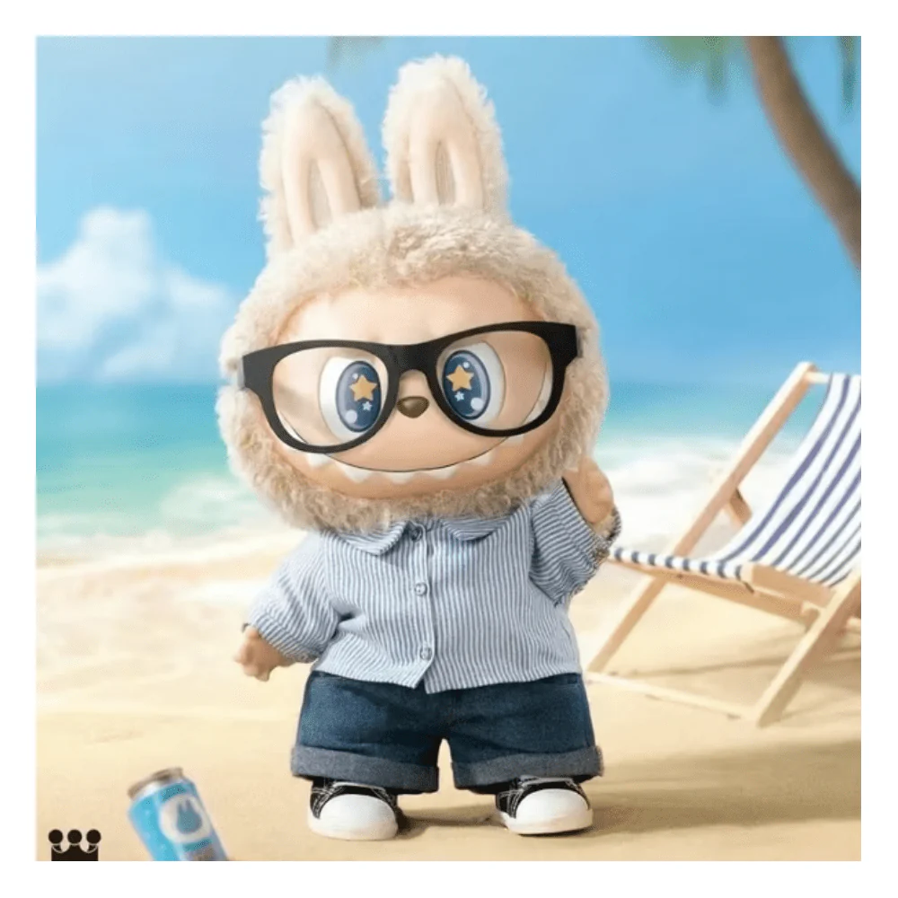 POP MART LABUBU THE MONSTERS 夏日 FLIP WITH ME 搪膠毛絨 公仔