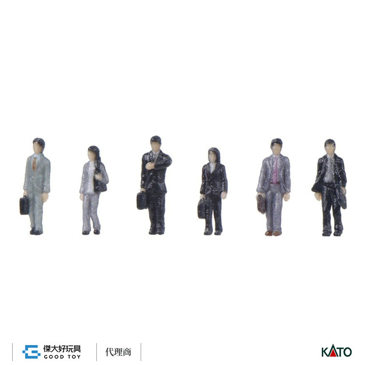 KATO 24-2001A (N) 人偶 通勤1：步行的人A (6入)