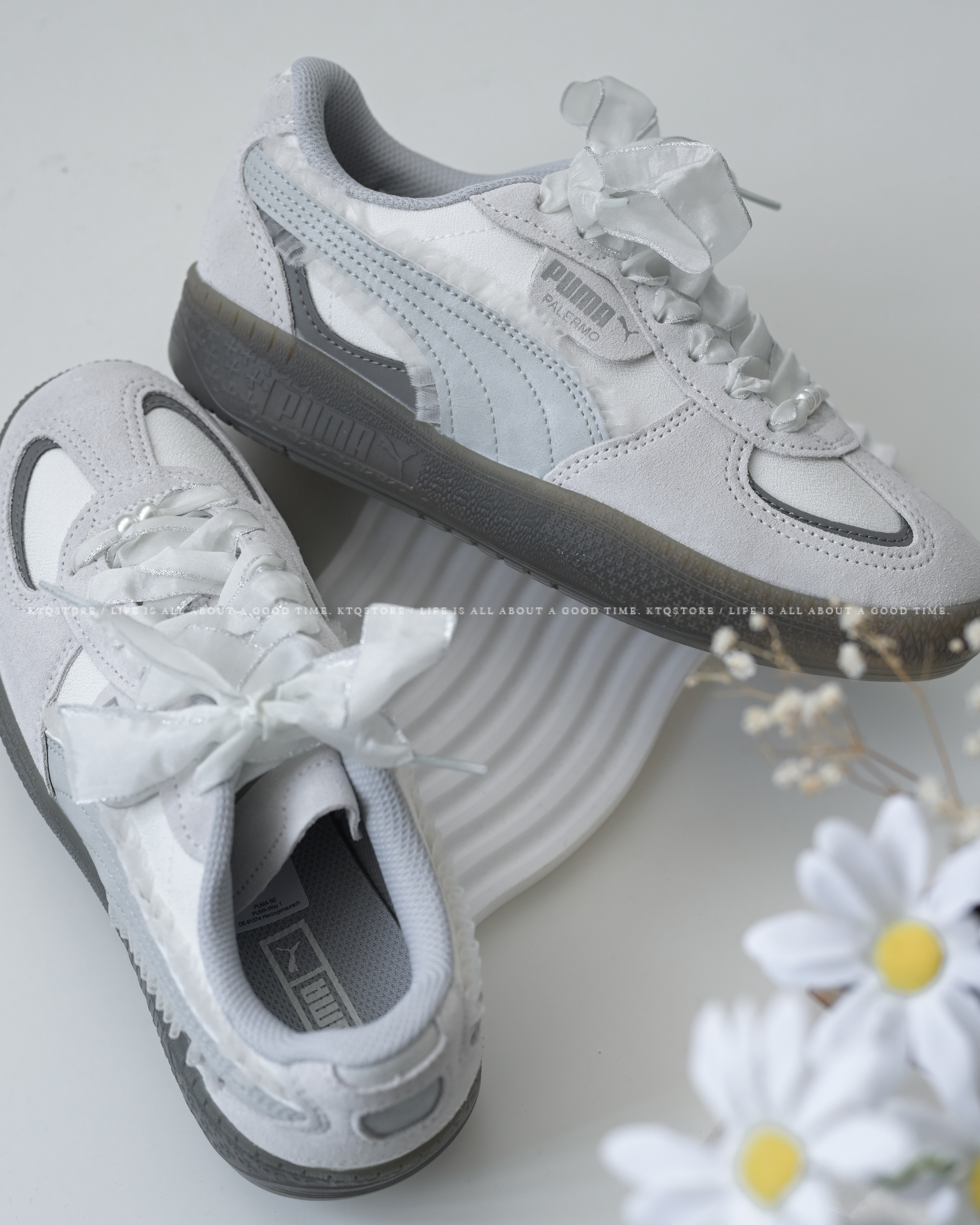 KTQ STORE ‧ Puma Palermo Moda Glam "Feather Gray" 羽毛灰 401286-01