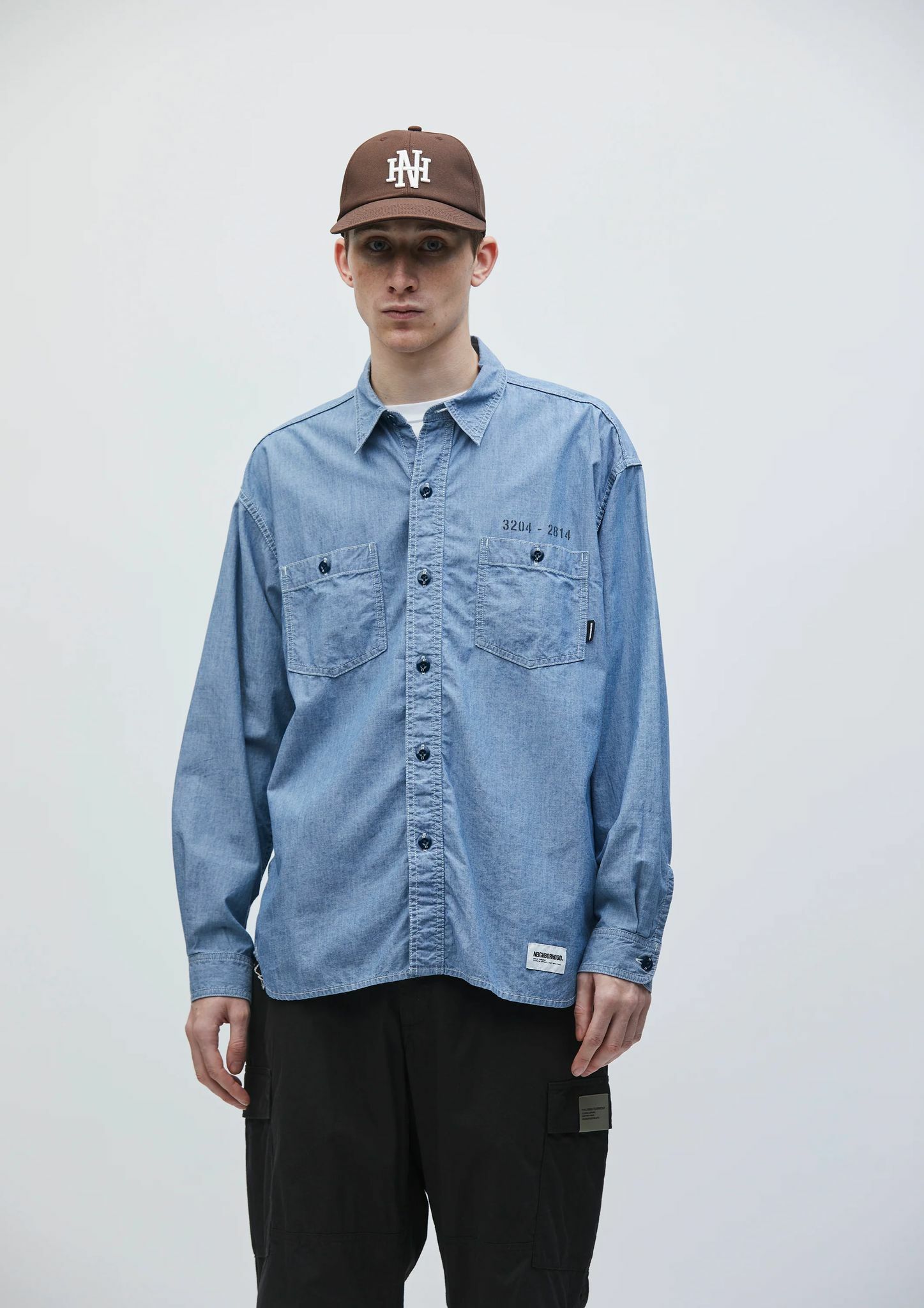 NEIGHBORHOOD CHAMBRAY SHIRT LS