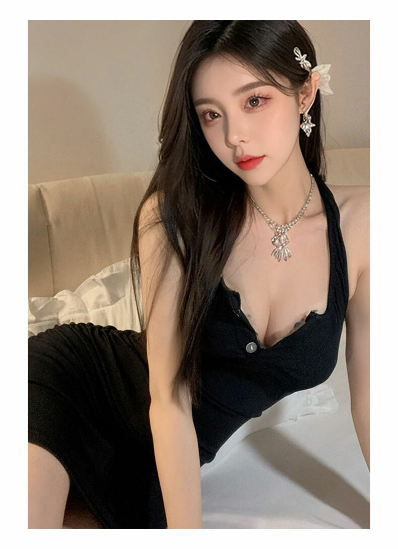 性感深V純慾睡裙|情趣內衣