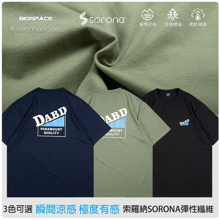 索羅納SORONA大尺碼涼感棉質泡泡印花短袖  大尺碼短t 大尺碼短袖涼感T 一穿就涼涼爽有感 BIGSPACE【511254】