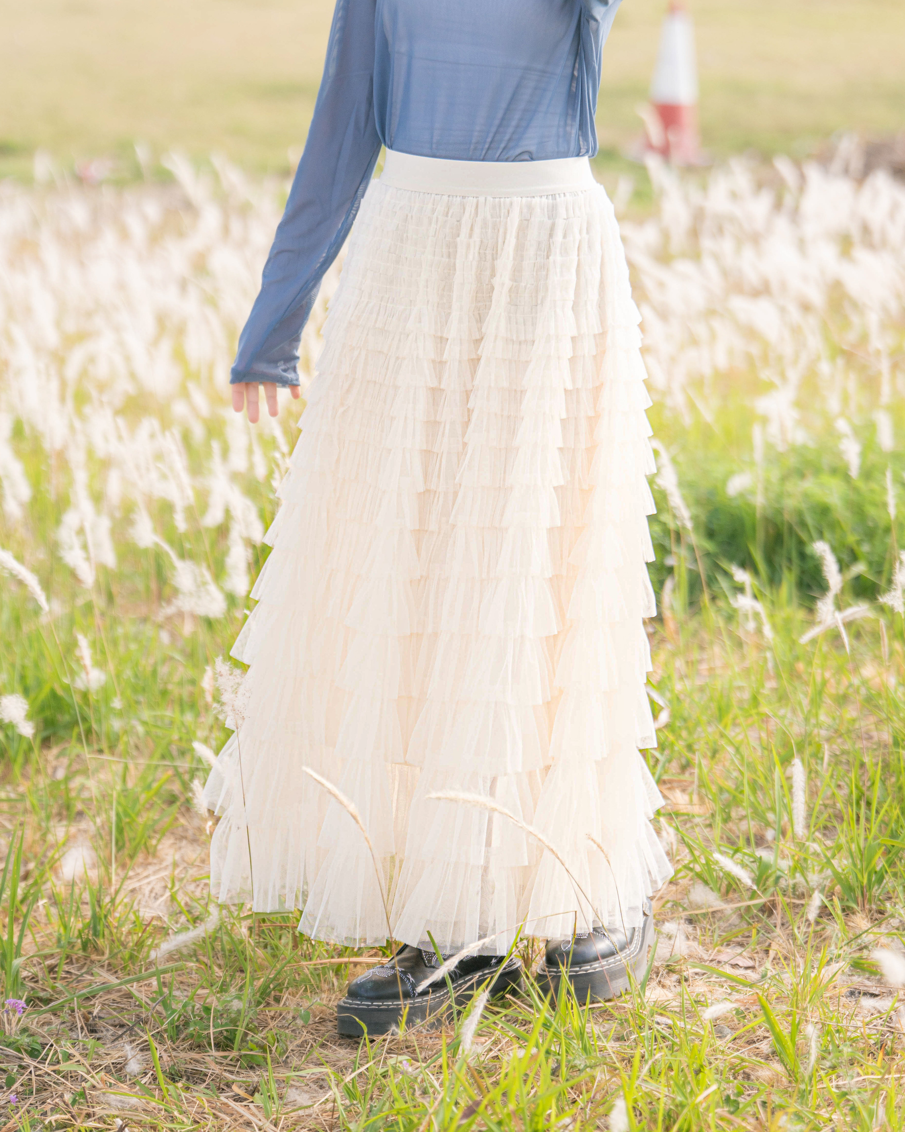 超多多多層！紗紗傘裙 · 3色入