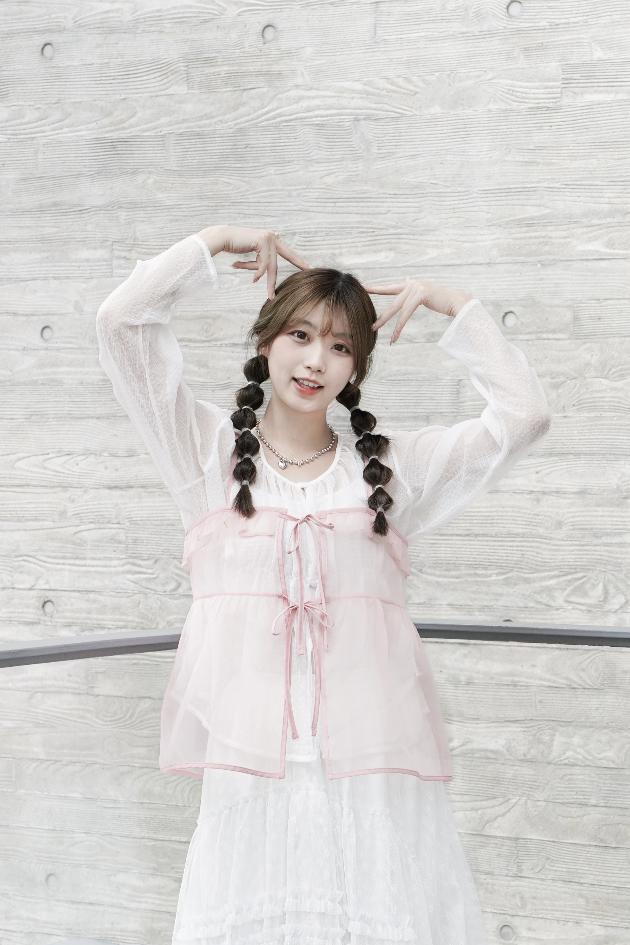 See-through挺身綁結吊帶 · 3色入