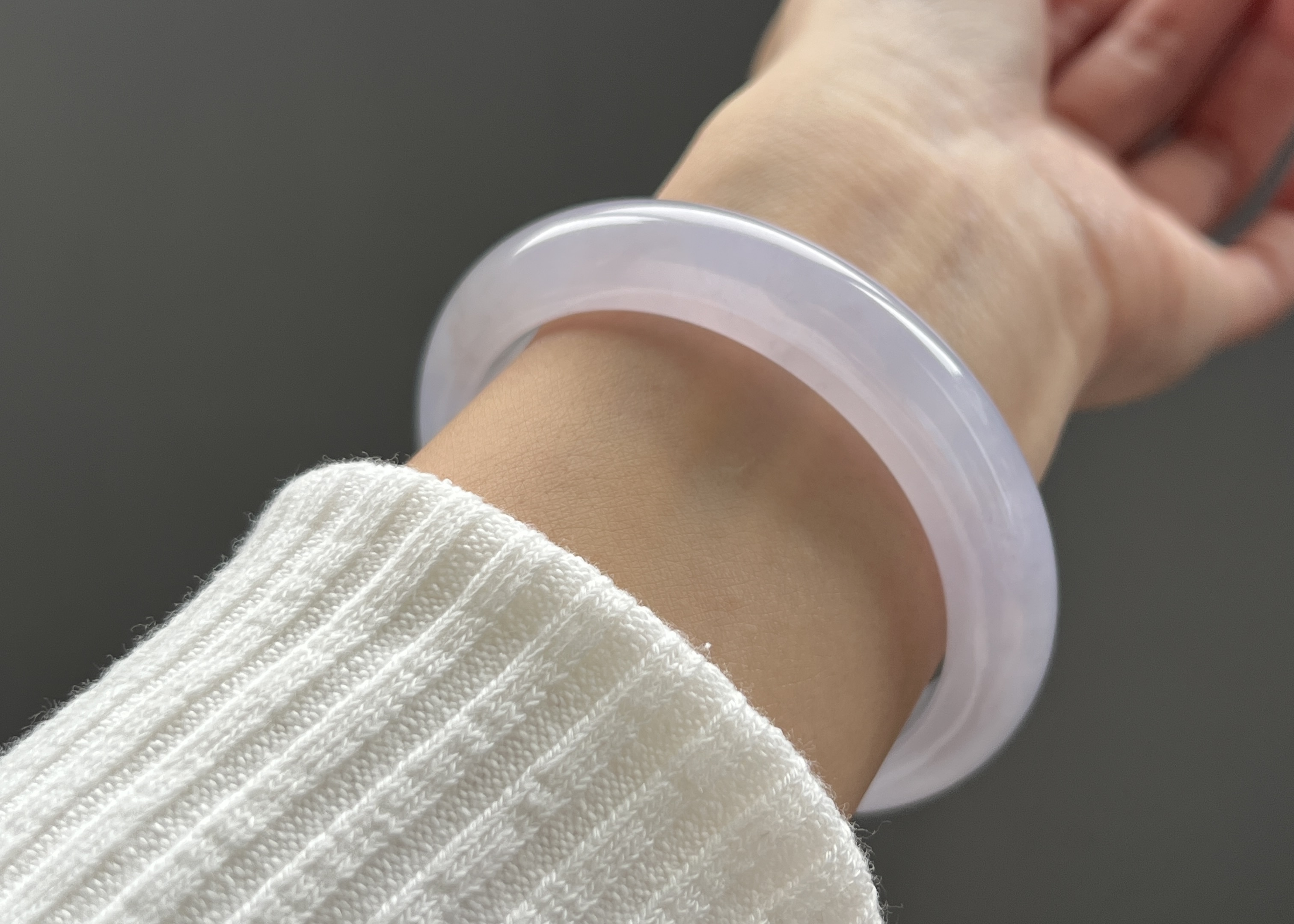 珍藏級冰紫翡翠手鐲