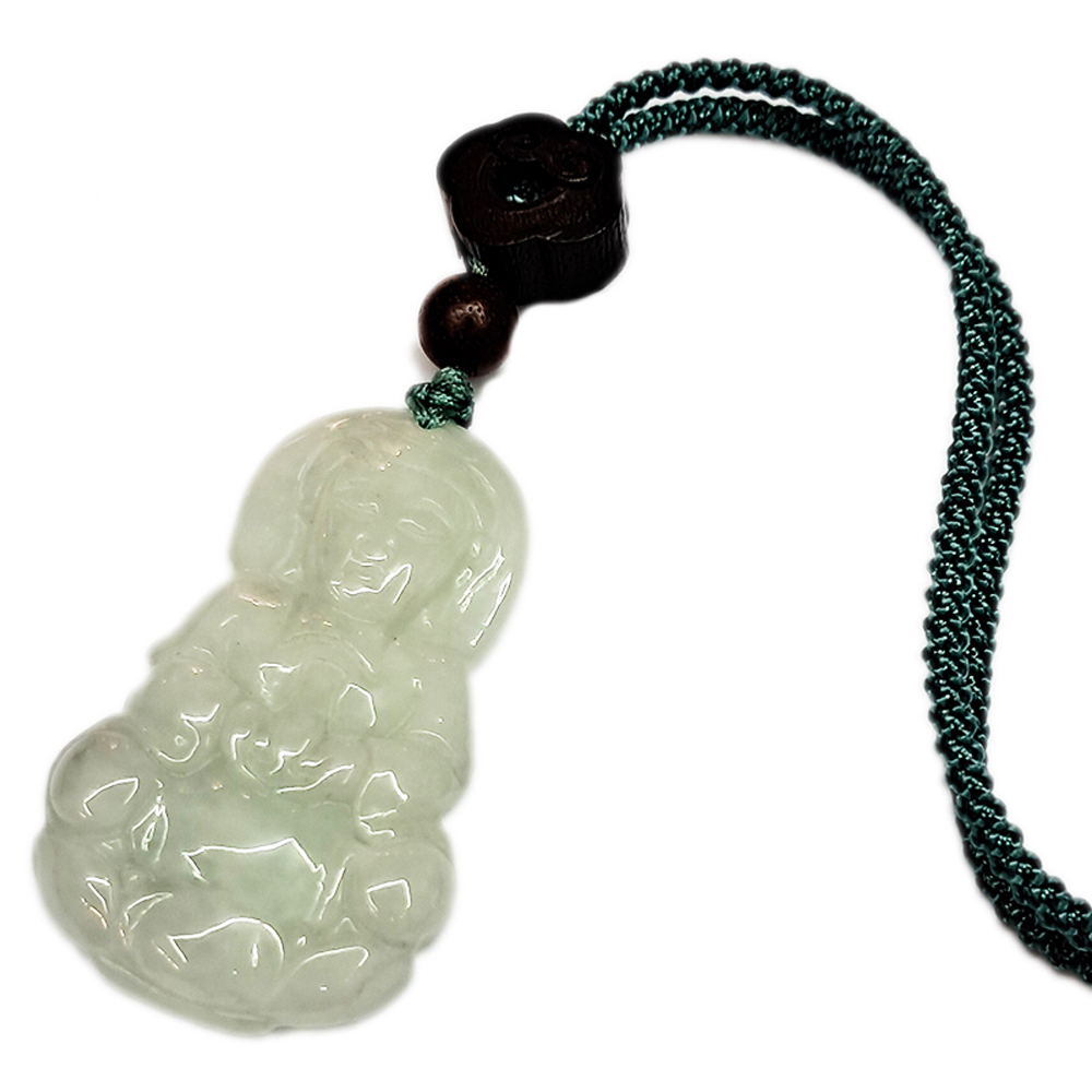 寶瓶觀音 緬甸玉 中國結項鍊【十方】149665