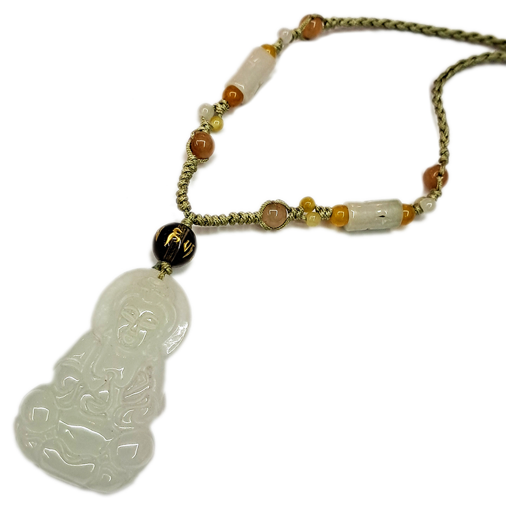 寶瓶觀音緬甸玉項鍊【十方】142571
