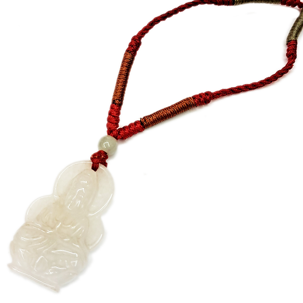 觀音玉珮中國結項鍊【十方】142136