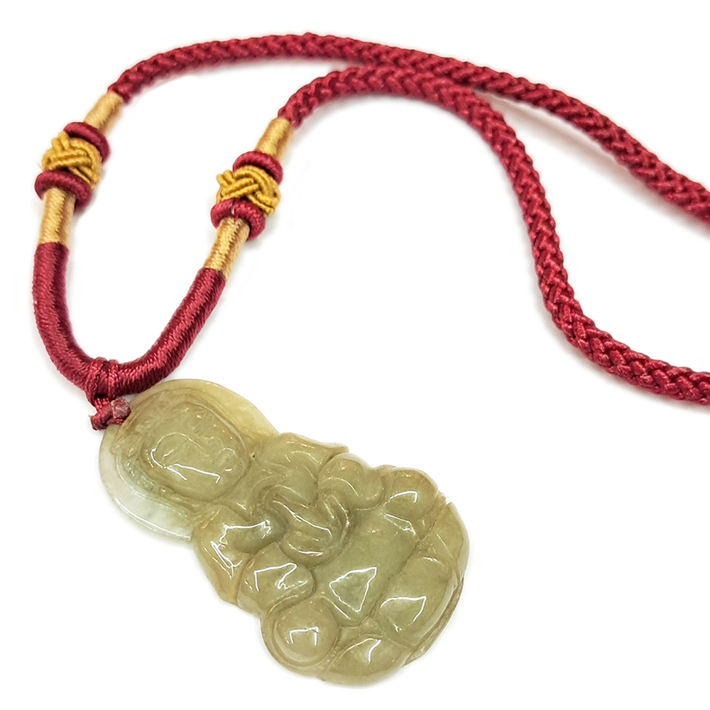 寶瓶觀音玉珮中國結項鍊【十方】137014