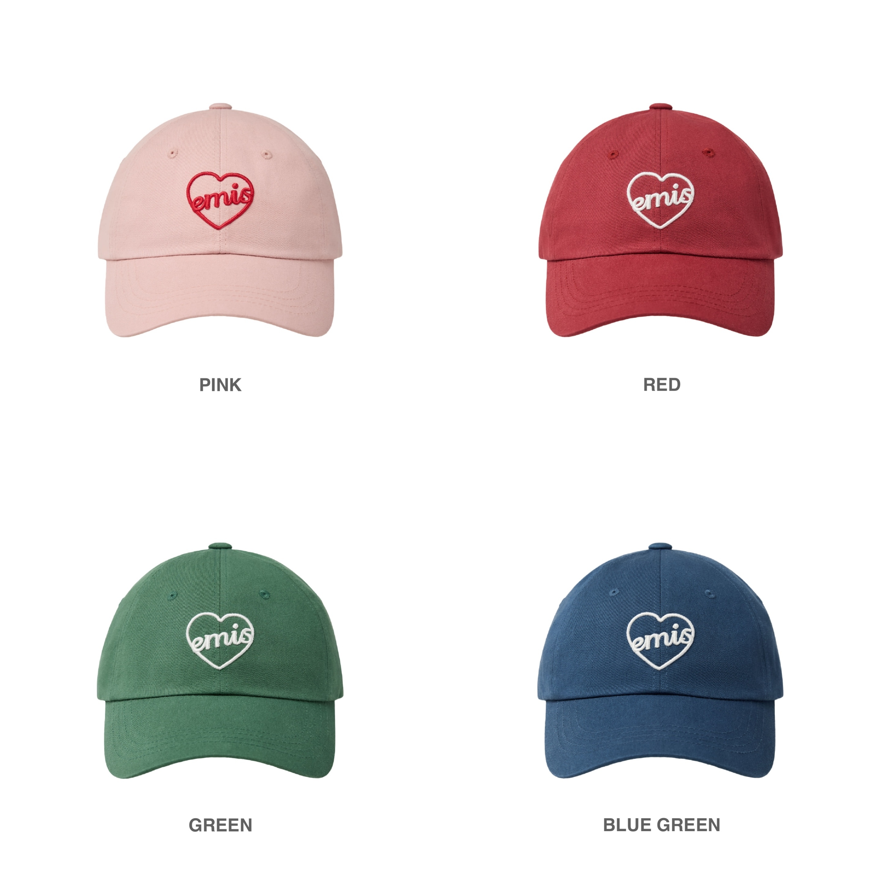 EMIS☆韓国トレンド♪HEART BALL CAP(4color) EMIS HEART BALL CAP