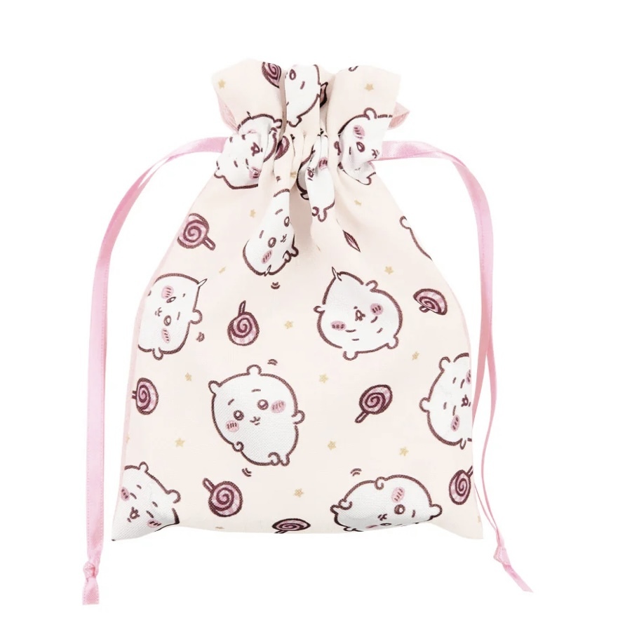 CHIIKAWA吉伊卡哇 滿版 束口袋 收納袋