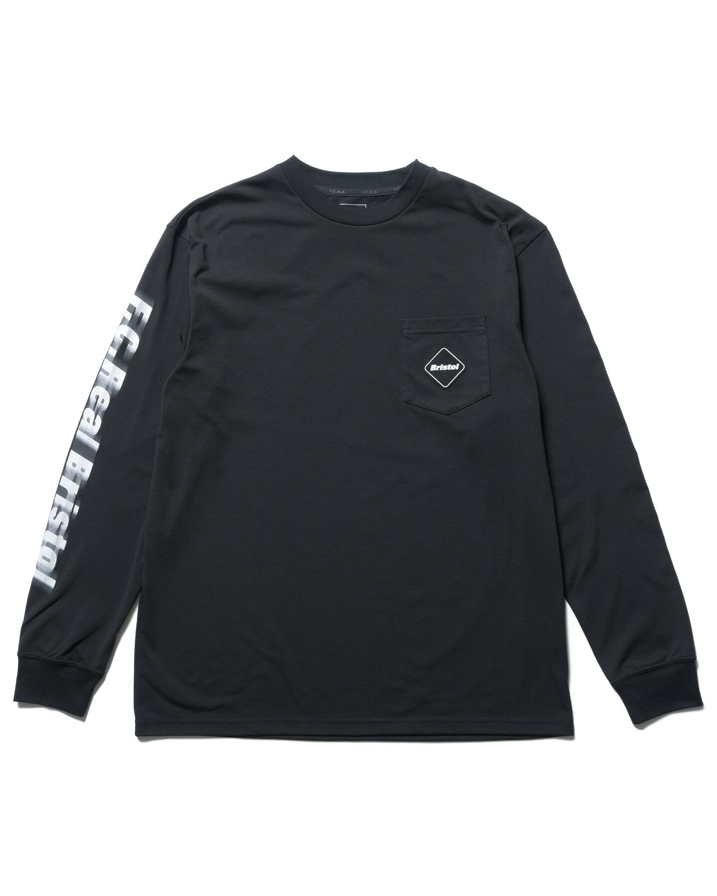 Tシャツ・カットソー F.C. Real Bristol / Blurred Logo Sleeve Team Pocket T-shirt F.C.Real Bristol BLURRED LOGO L/S TEAM POCKET TEE FCRB