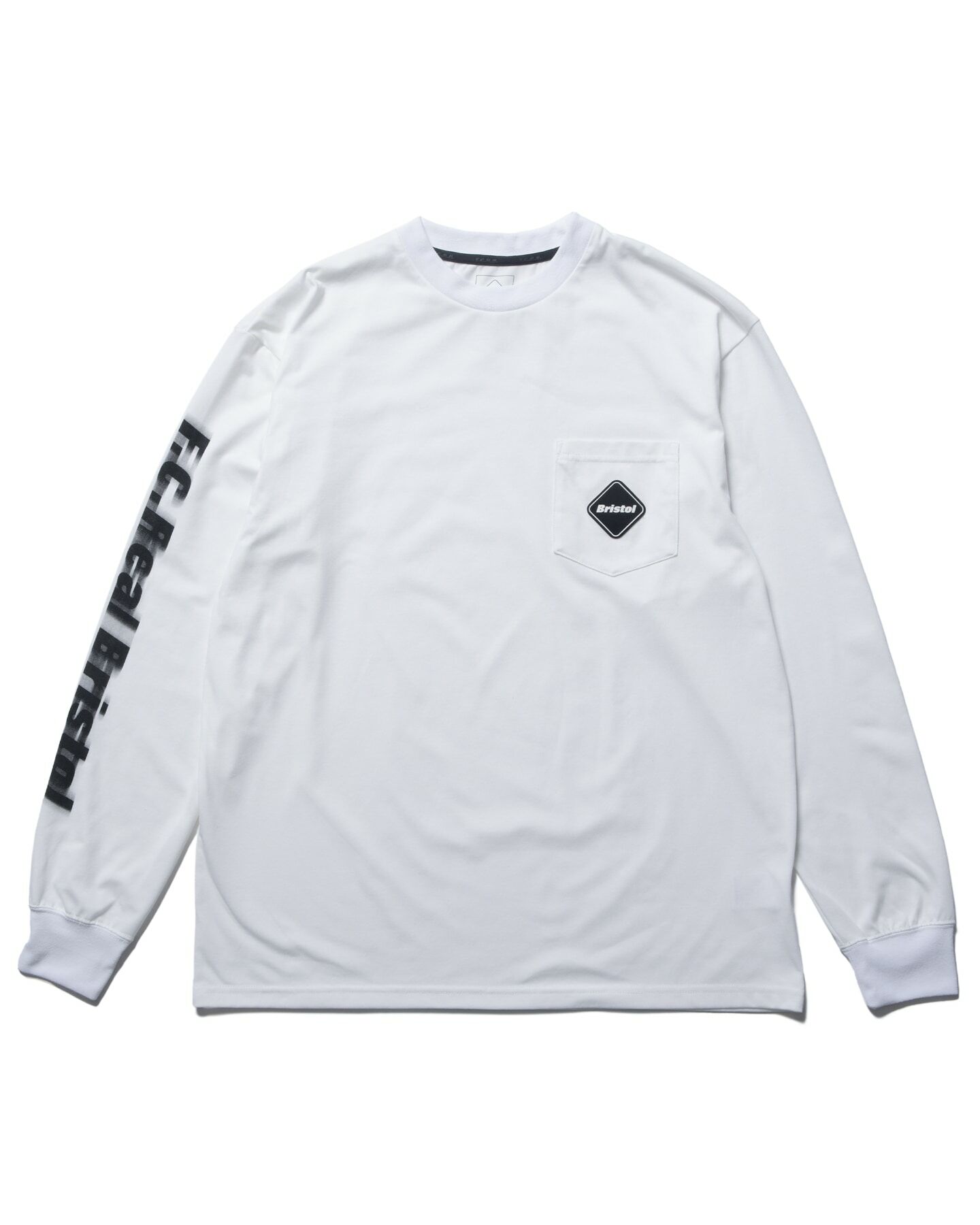 Tシャツ・カットソー F.C. Real Bristol / Blurred Logo Sleeve Team Pocket T-shirt SOPH. | BLURRED LOGO L/S TEAM POCKET TEE(M NAVY):