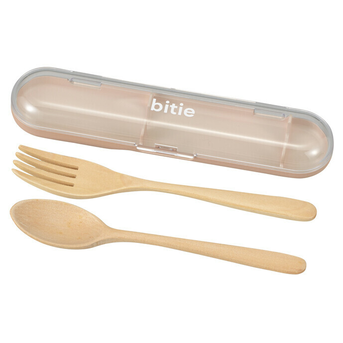 日本bitie天然木材餐具套裝 (非日本製)