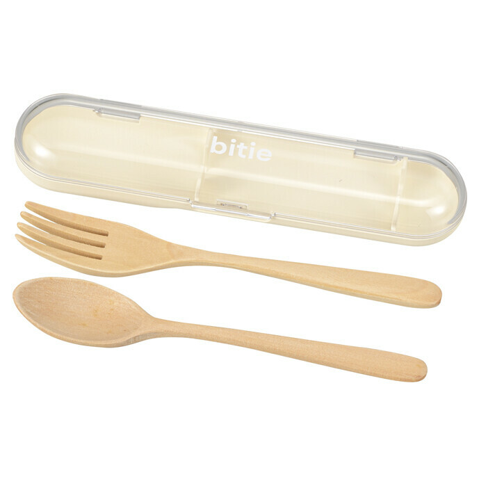 日本bitie天然木材餐具套裝 (非日本製)