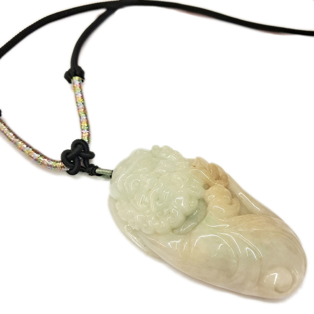 鍾馗{緬甸玉}中國結項鍊【十方】153138