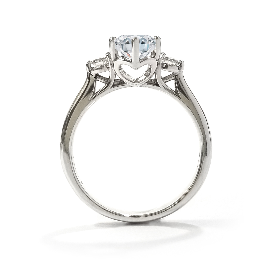 18K白金天然鑽石戒指托 (RSAHK02WG15)