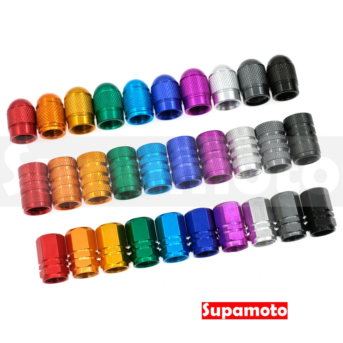 -Supamoto- 鋁合金—氣嘴蓋 (氣嘴帽/氣嘴塞/氣門嘴/風嘴蓋/氣門/風嘴/通用/美式嘴/自行車/汽車/機車)