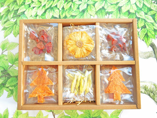 幸福果舖 Taste Sweety - 耶誕森林熊水果乾禮盒 - 聖誕樹造型款
