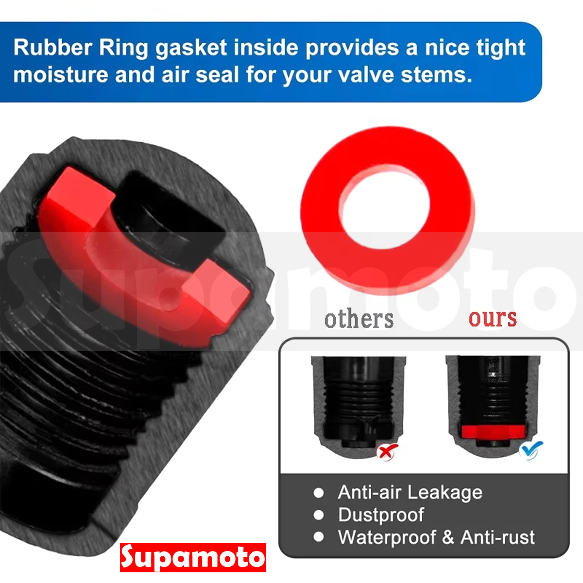 -Supamoto- 原廠型—氣嘴蓋 (氣嘴帽/氣嘴塞/氣門嘴/風嘴蓋/氣門/風嘴/通用/美式嘴/自行車/汽車/機車)