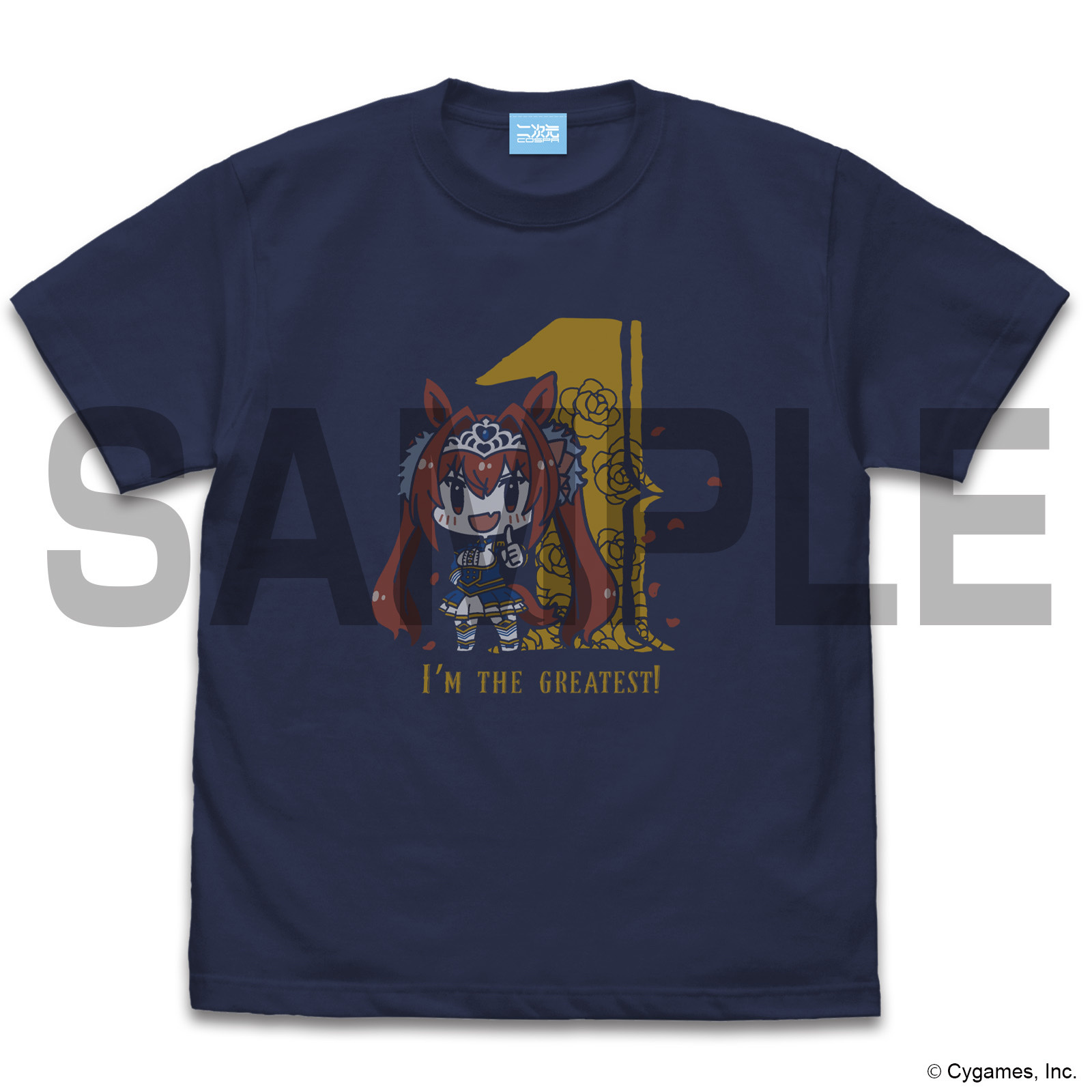 Cospa 0317 ダイワスカーレットの私が一番！ Tシャツ [ウマ娘 プリティーダービー] INDIGO