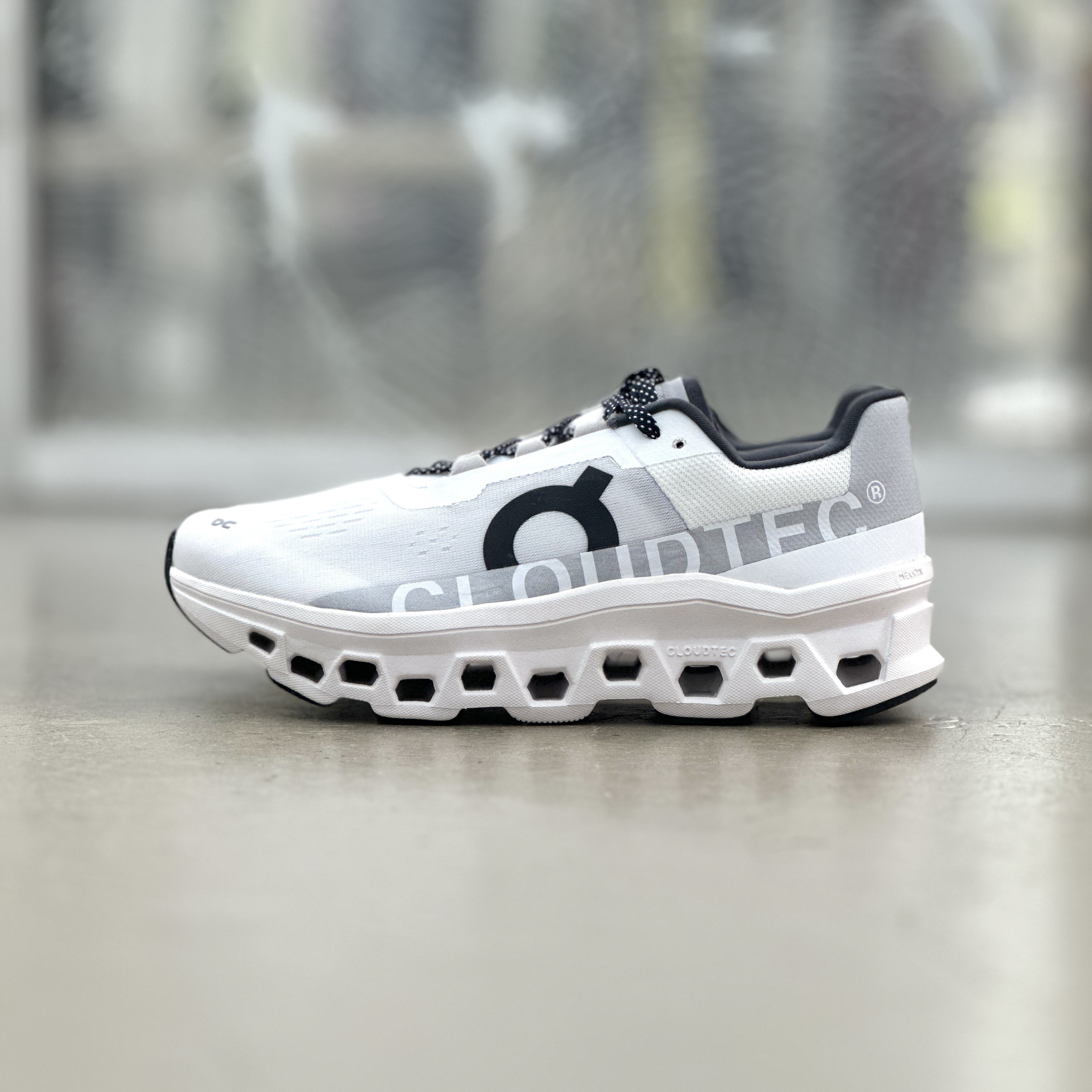 ON Cloudmonster All White Women | 61.98433