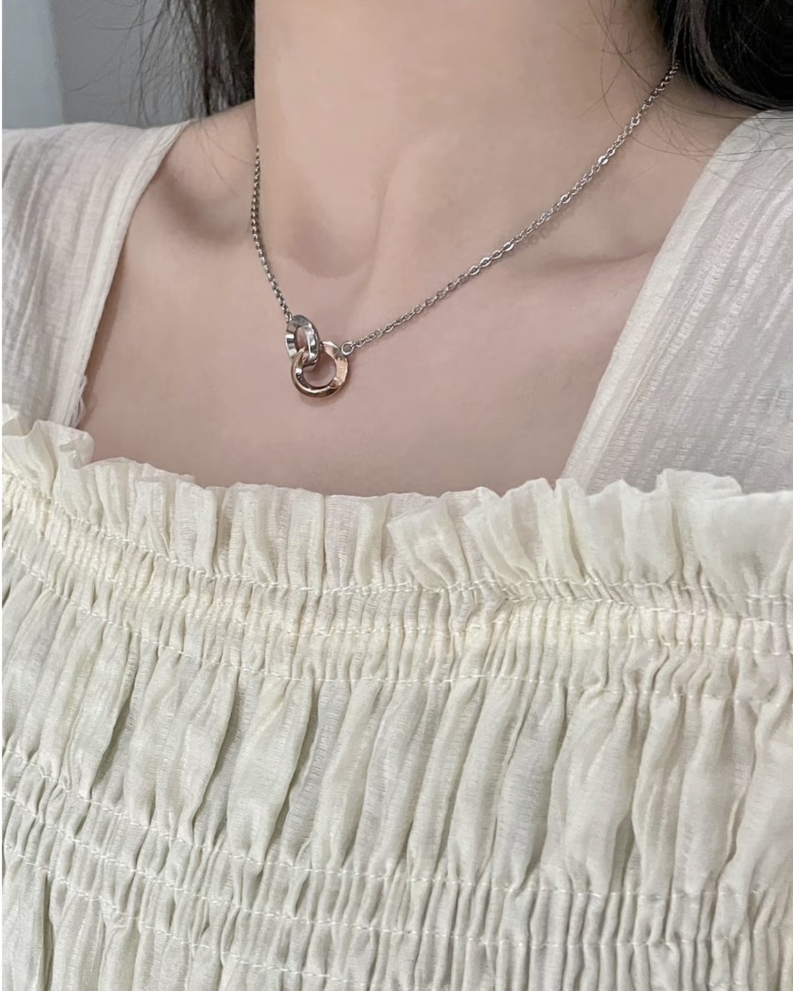 Calvin Klein 想你系列 扣環鎖骨鍊