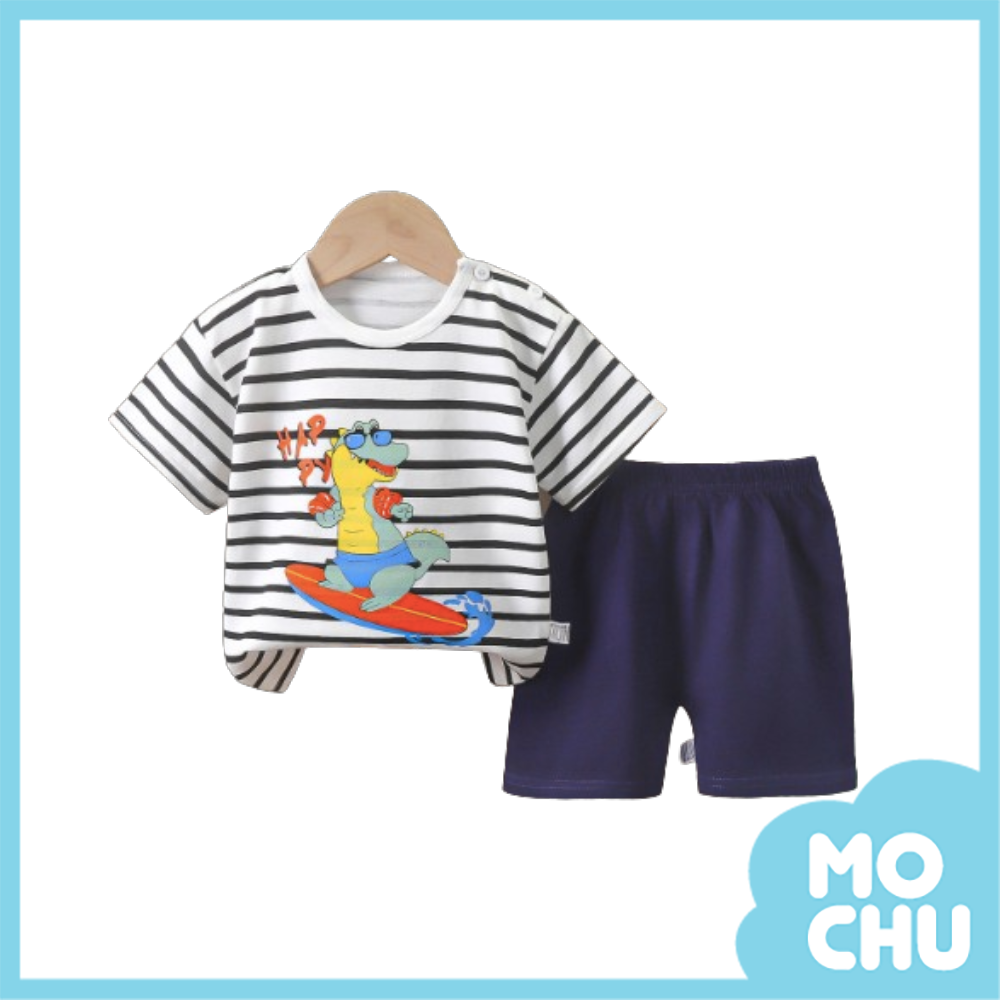 衝浪鱷魚短袖套裝