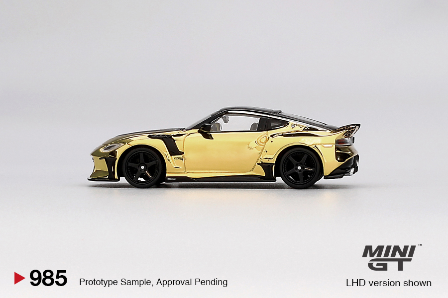 Mini GT Nissan Z VeilSide FFZ400 Gold Chrome 右軚版
