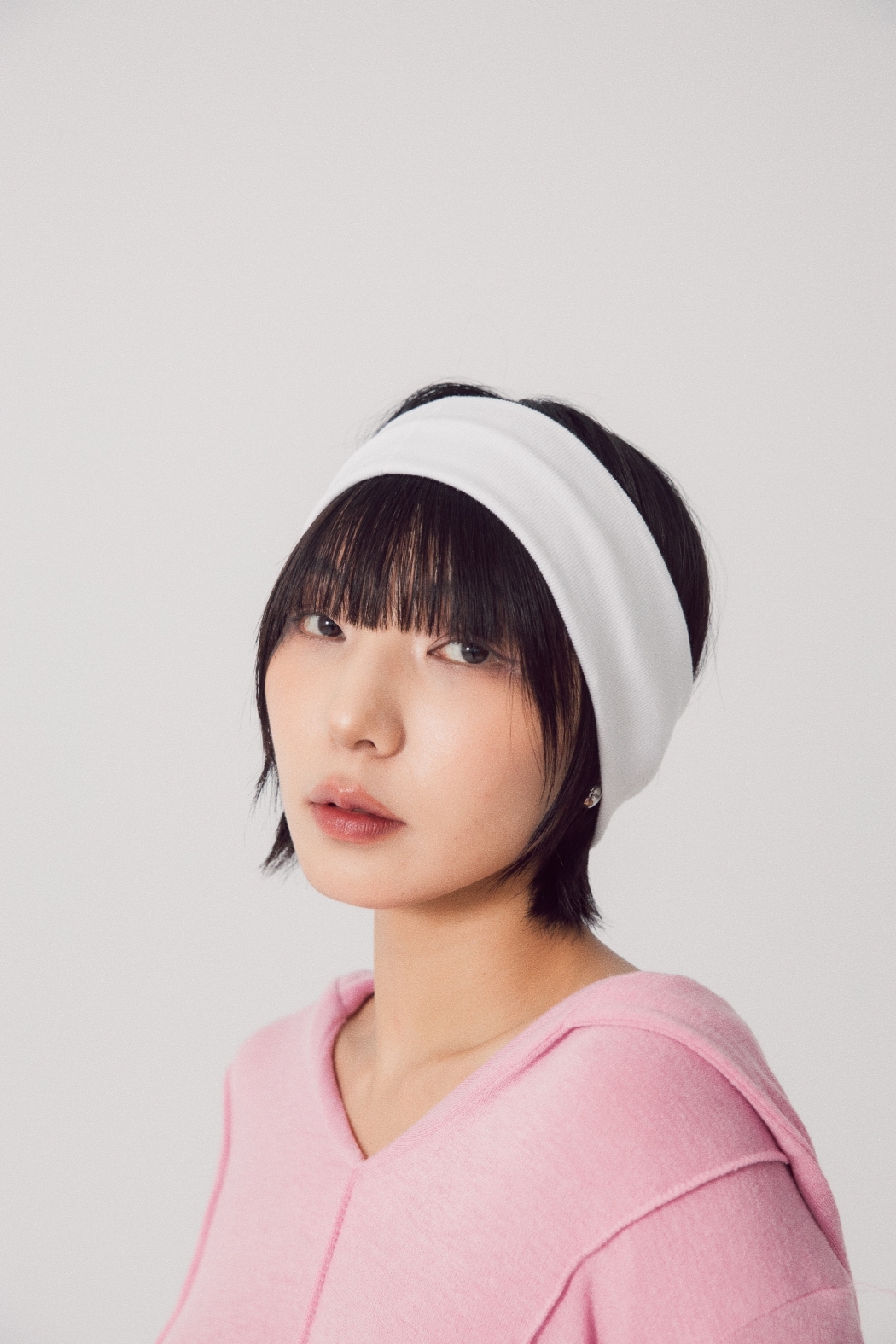 【瑕疵】白素面髮帶