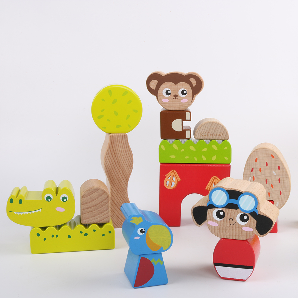 奇幻森林動物積木